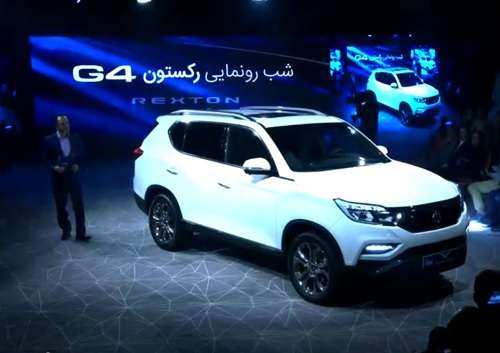 خودروی جدید سانگ یانگ رکستون G4 در ایران رونمایی شد